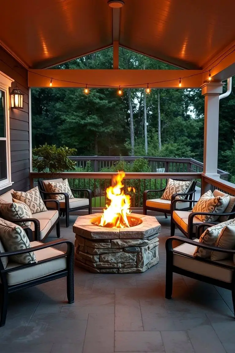 Fire Pit Gathering