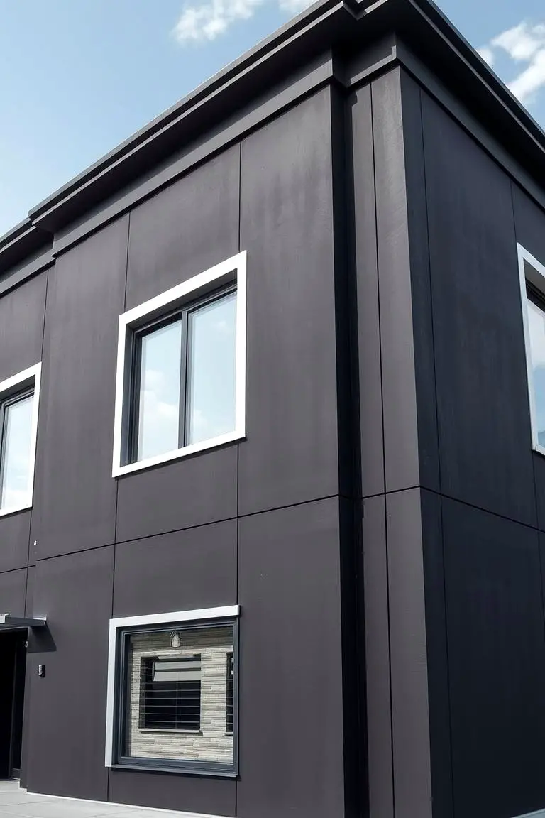 Bold Charcoal Contrast