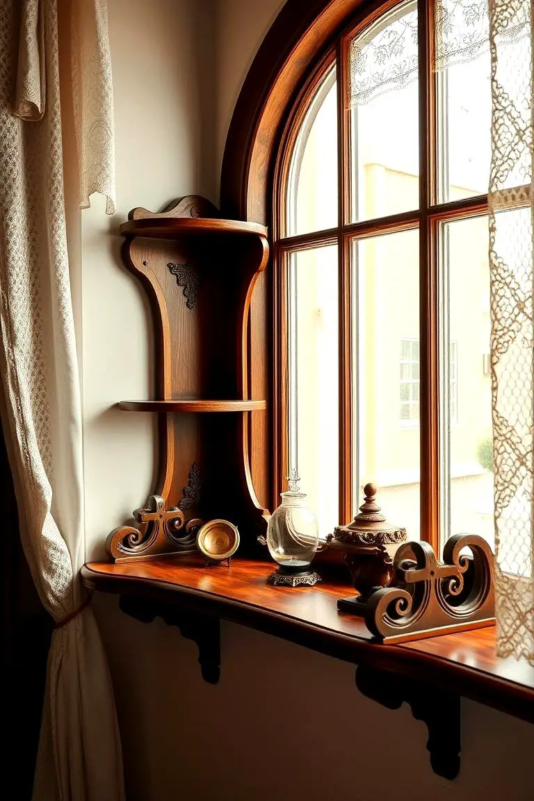 Vintage Curved Shelf