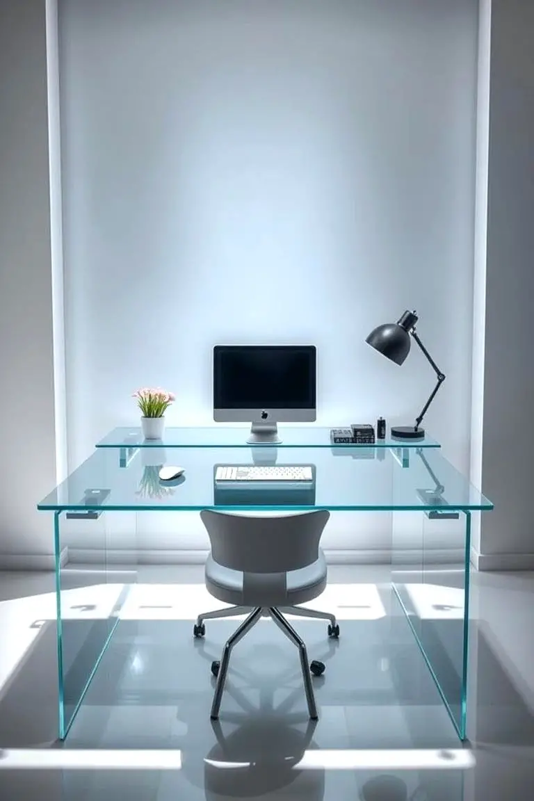 Modern Glass Desk