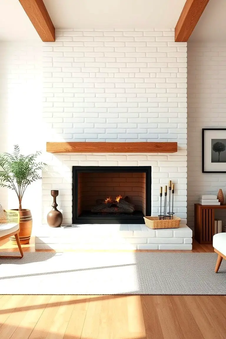 Scandinavian White Brick Simplicity