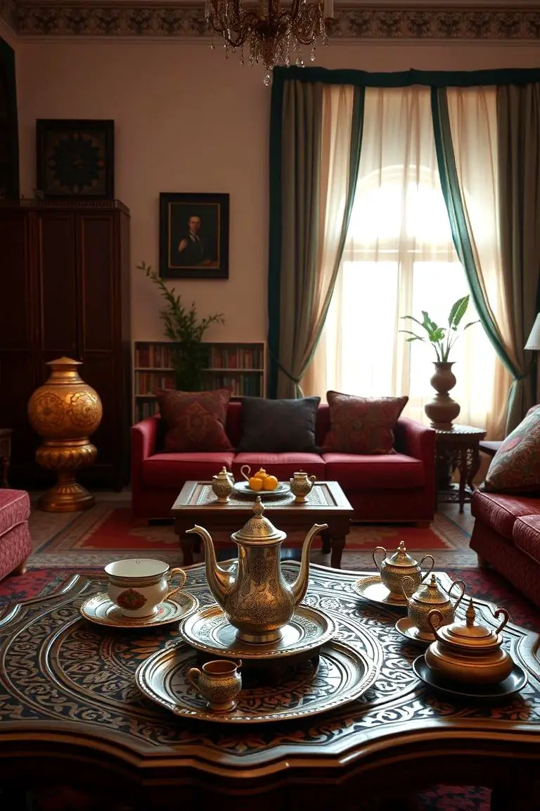 Traditional Tea Table Displays