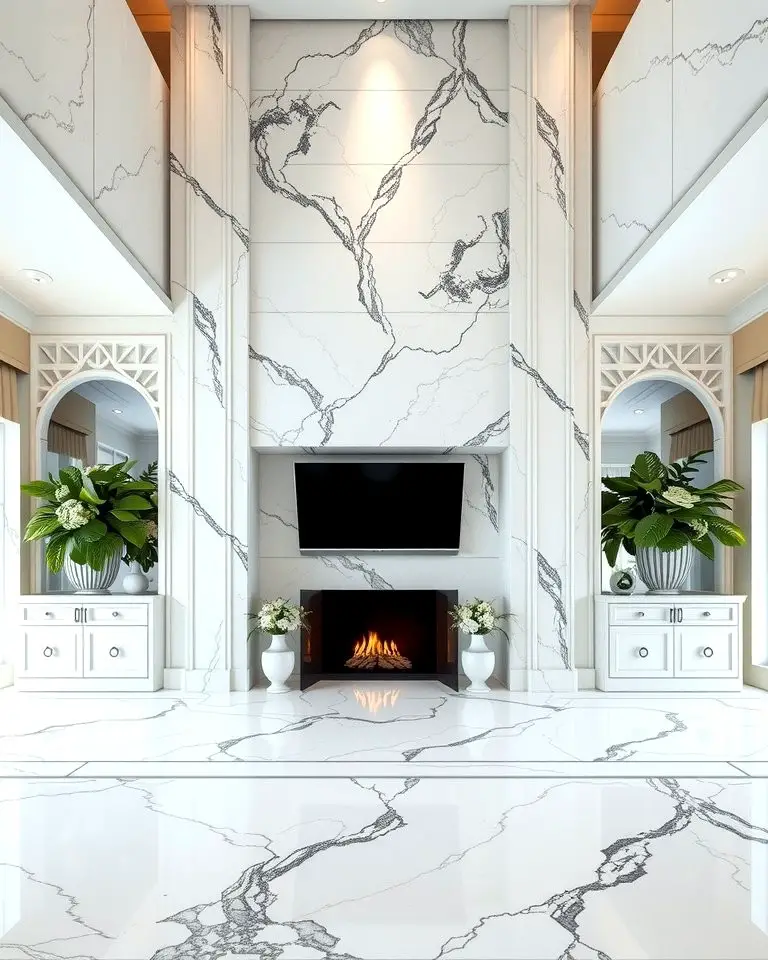 Sophistication with Marble Stone