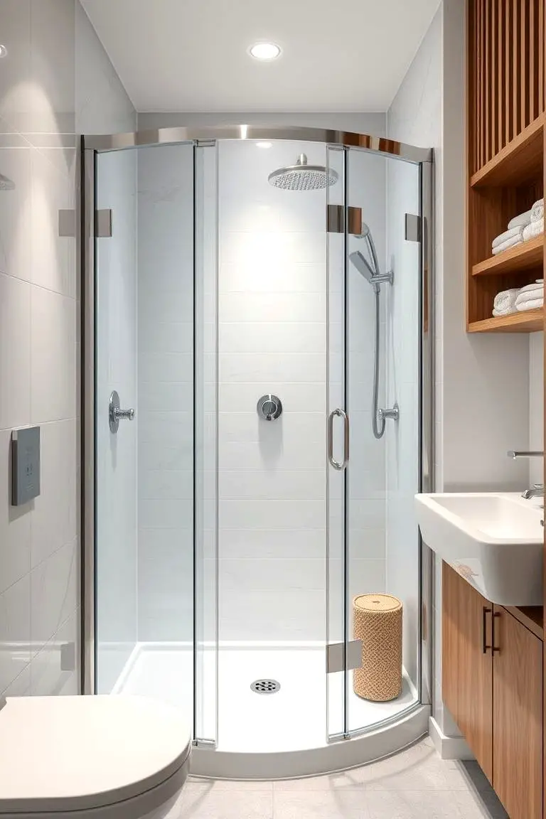 Compact Efficiency Shower Design