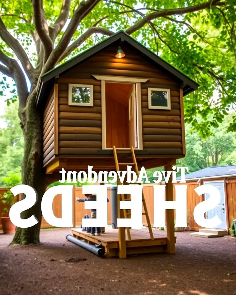 Treehouse-Inspired Shed