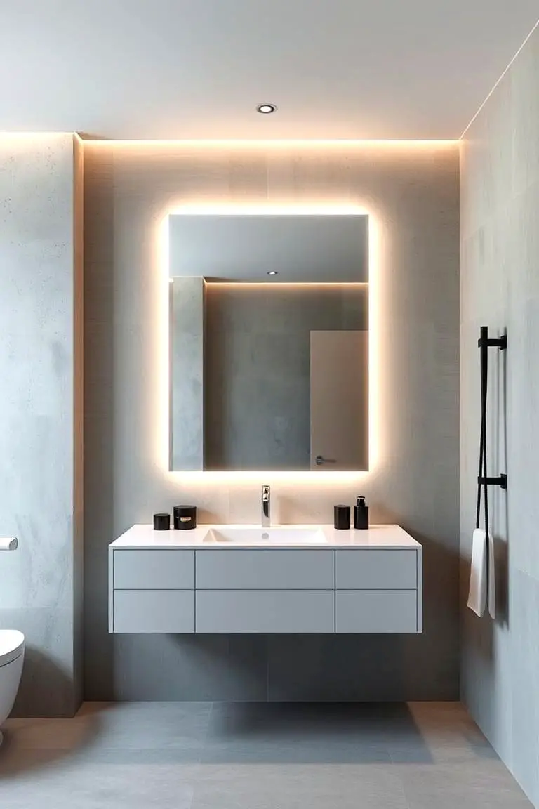 Recessed Flush Mirror