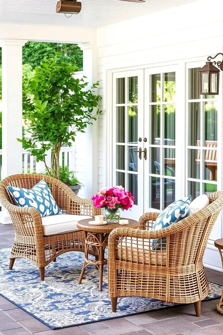 Wicker Accent Chairs