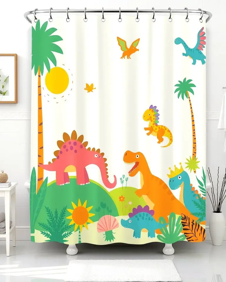 Fun Shower Curtains to Set the Theme