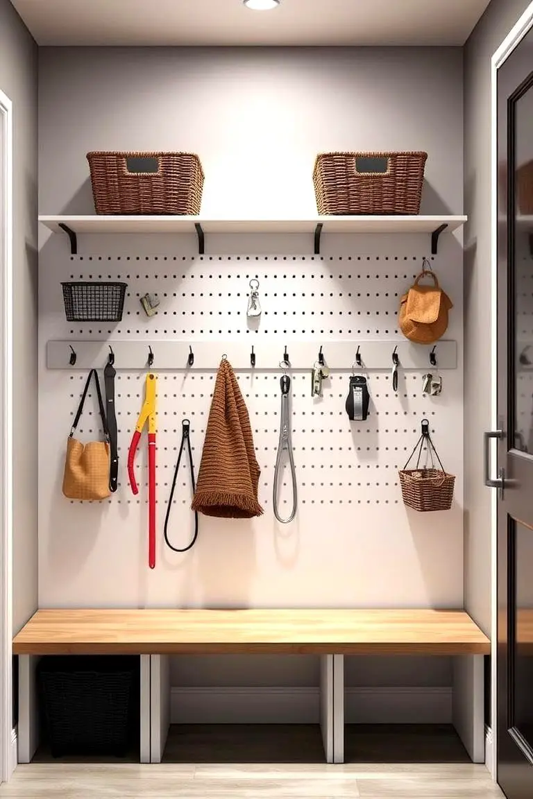 Peg-and-Hook Storage Panel