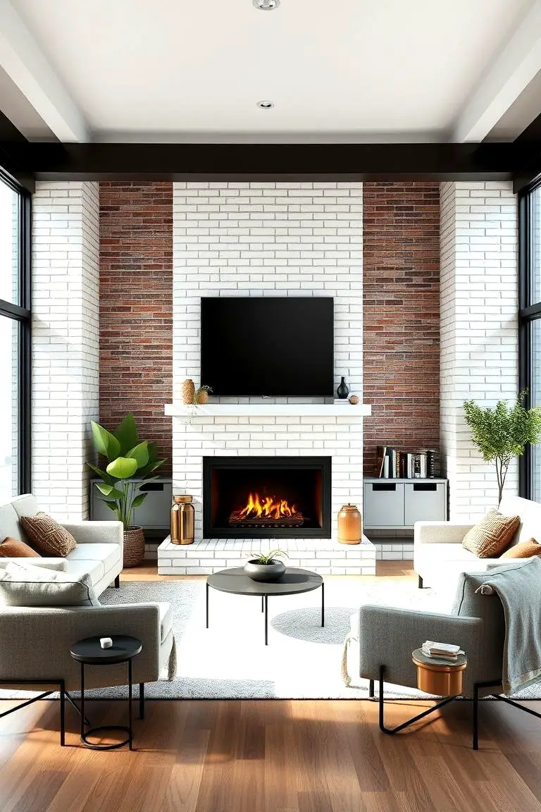 Urban White Brick Haven