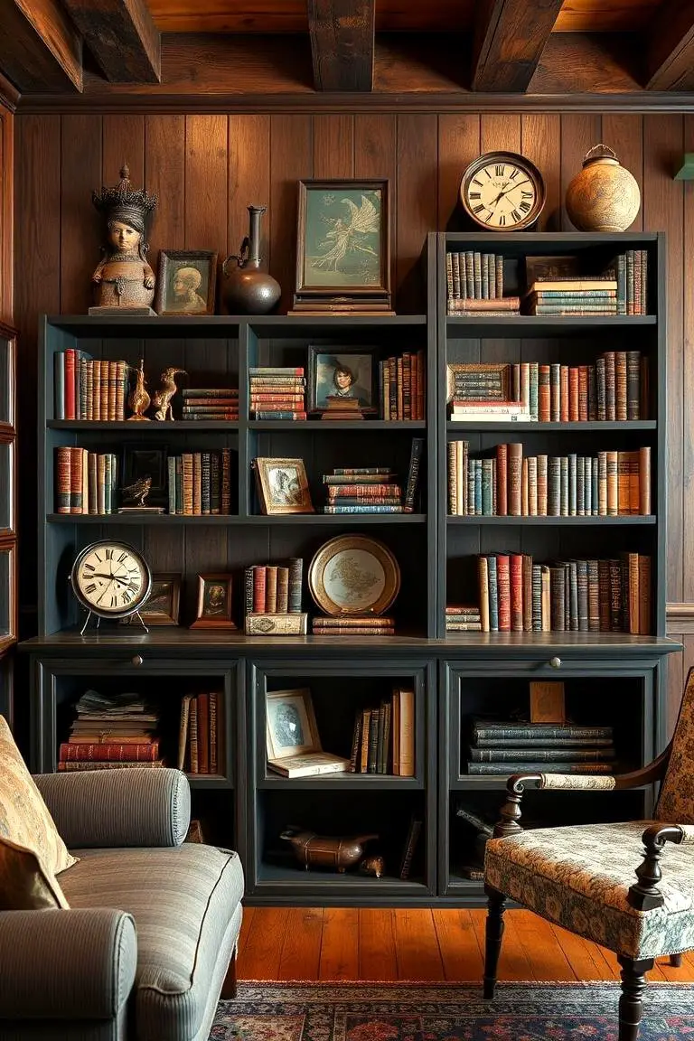 Antique Display Shelves