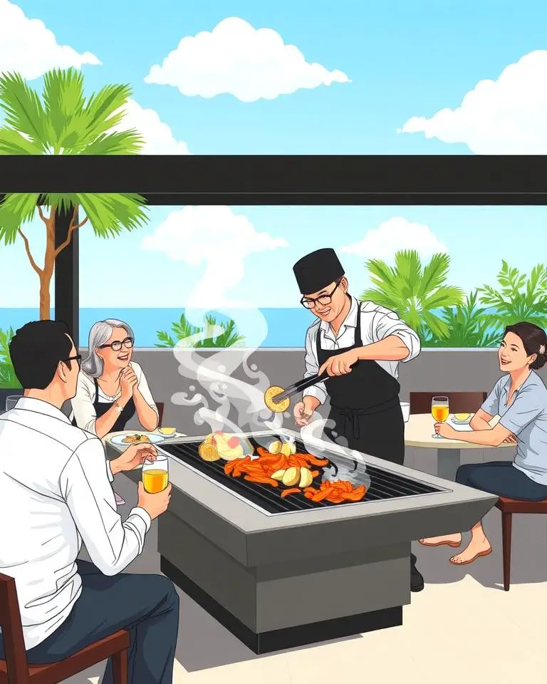 Outdoor Teppanyaki Grill