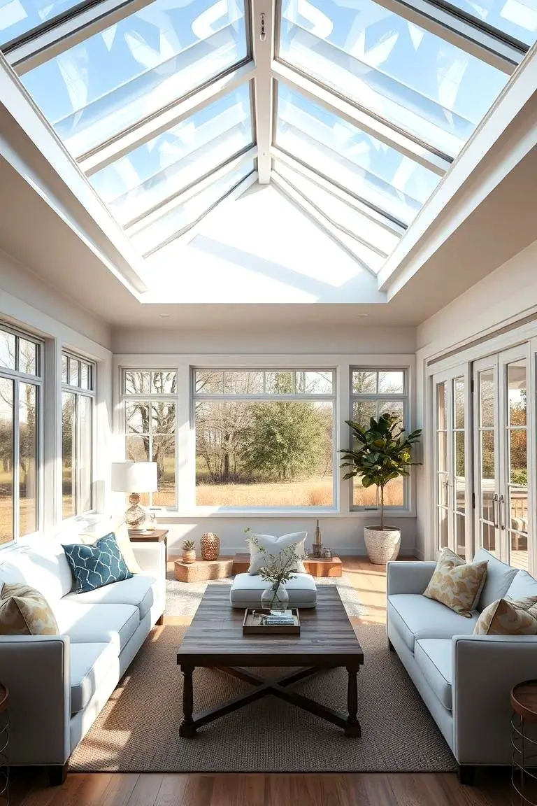 Skylight-Enhanced Sunroom