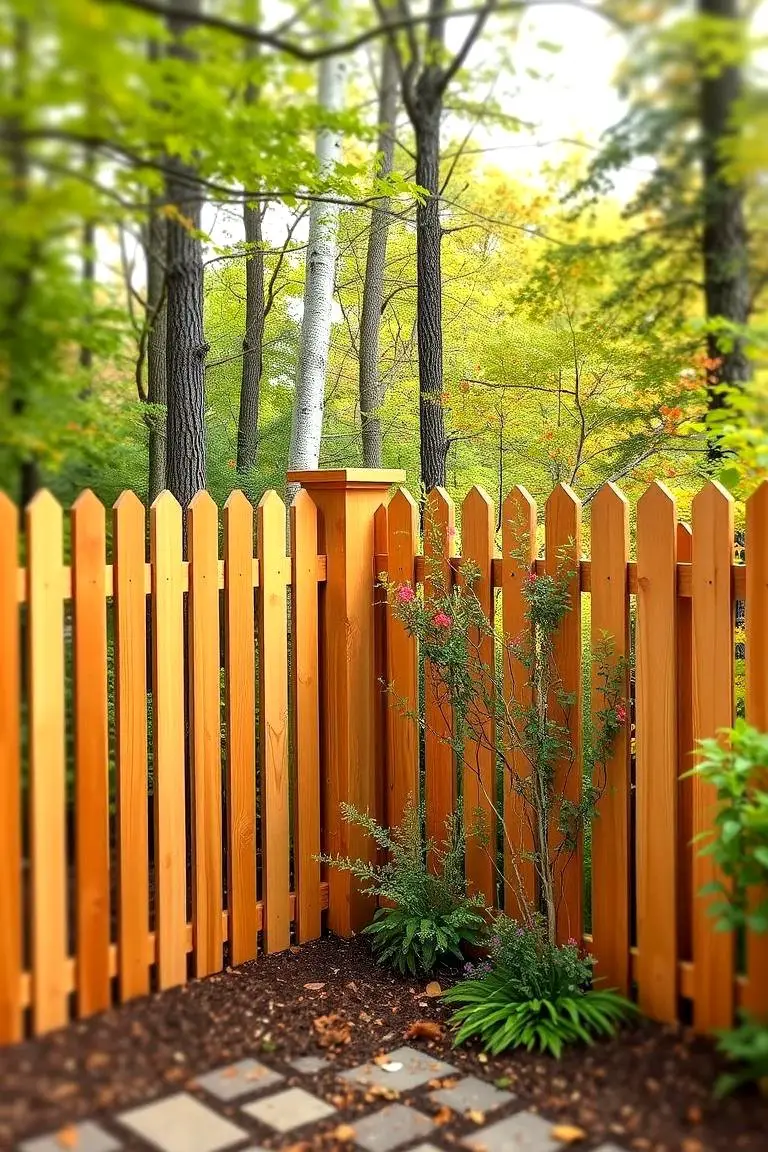 Cedar Fence for Wildlife