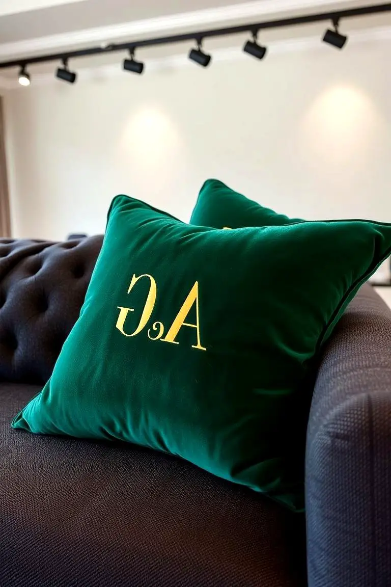 Monogrammed Throw Pillows