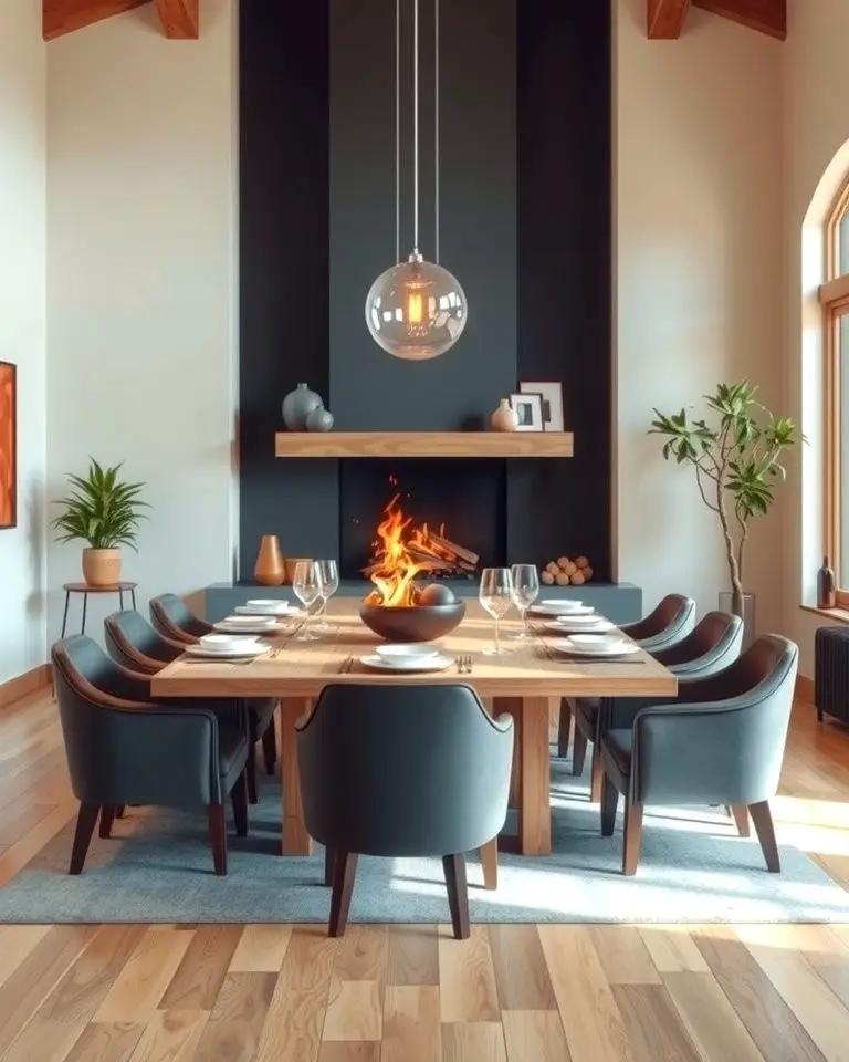 Freestanding Fireplace for Versatility