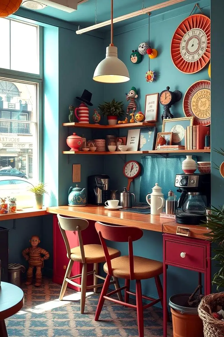 Whimsical Coffee Station