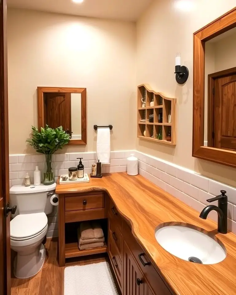 Wood Countertops for Warmth and Texture