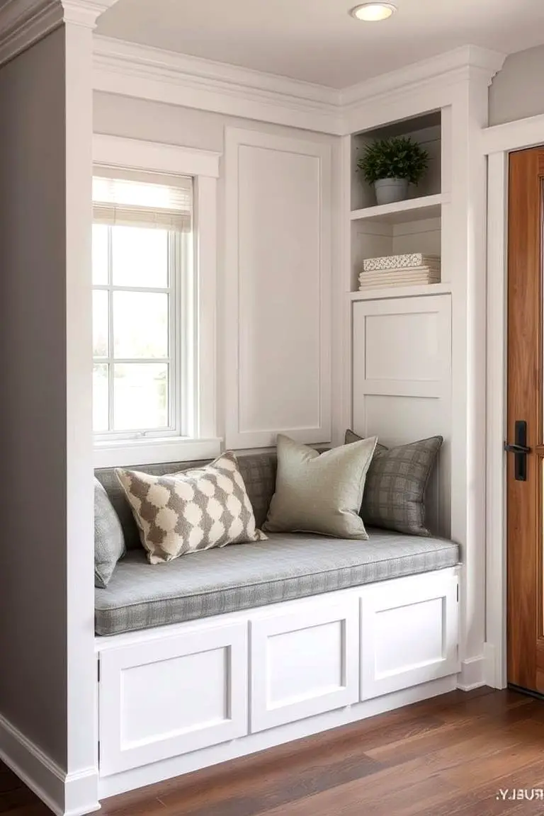 Built-In Banquette with Storage