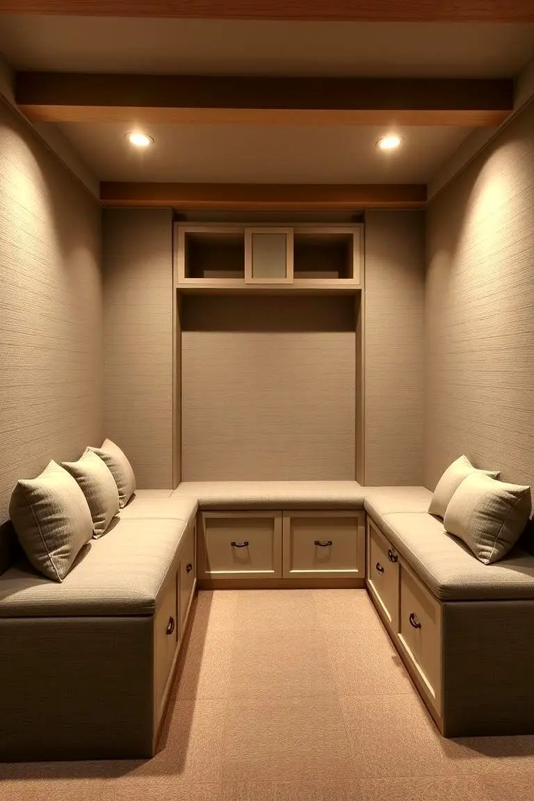 Hidden Storage Benches