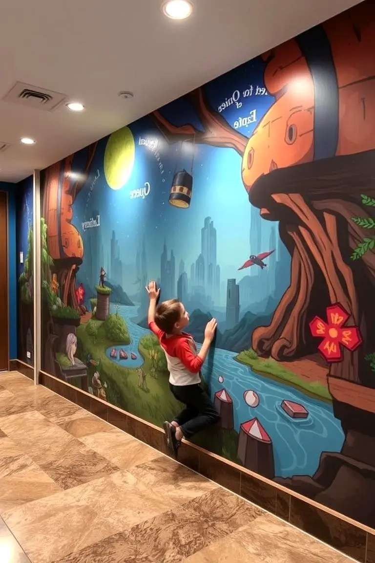 Basement Adventure Mural