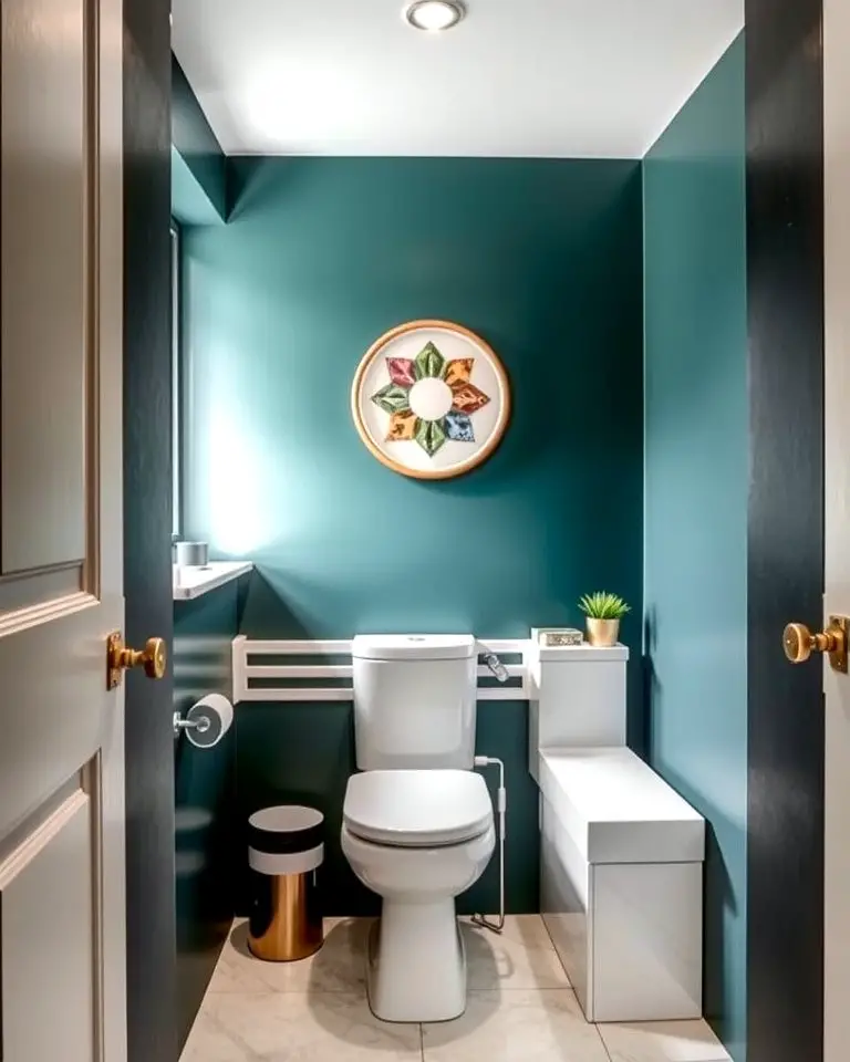 Feature Wall with Bold Paint