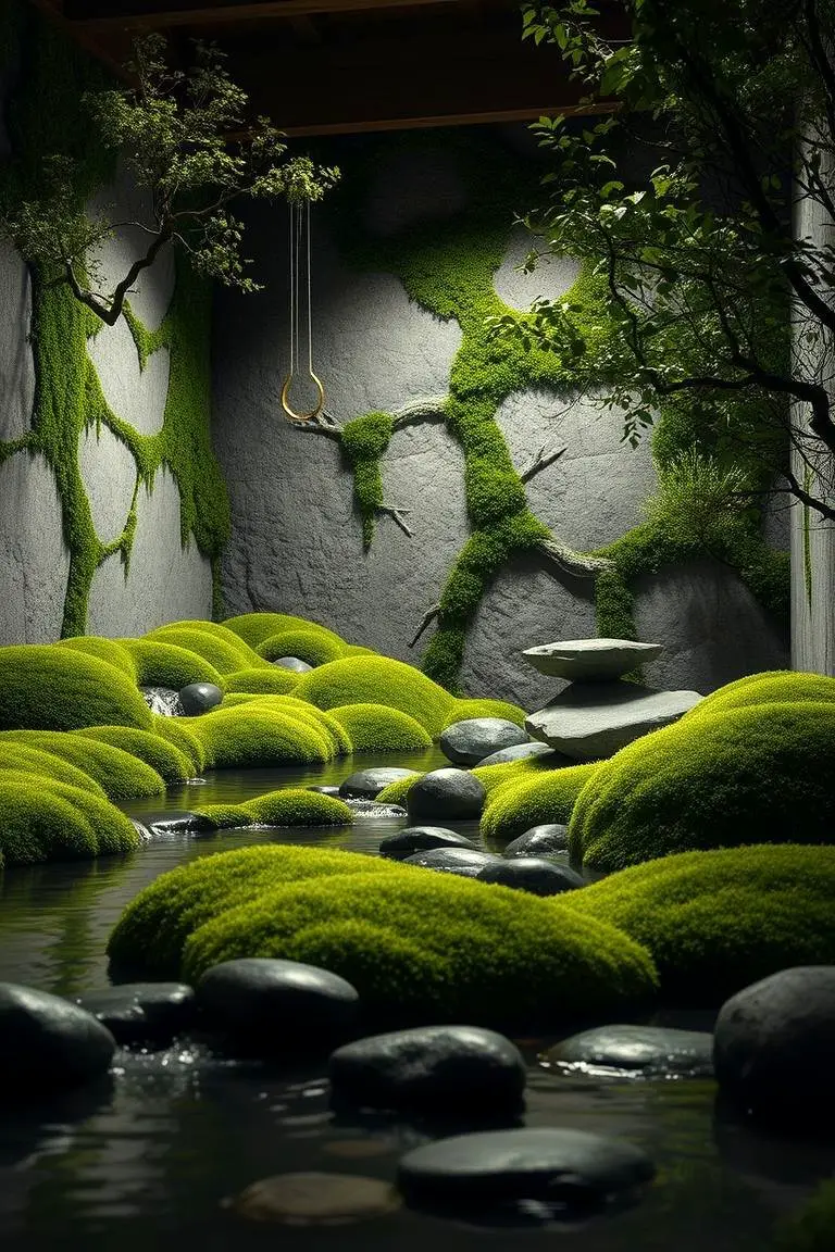 Mossy Meditation Space