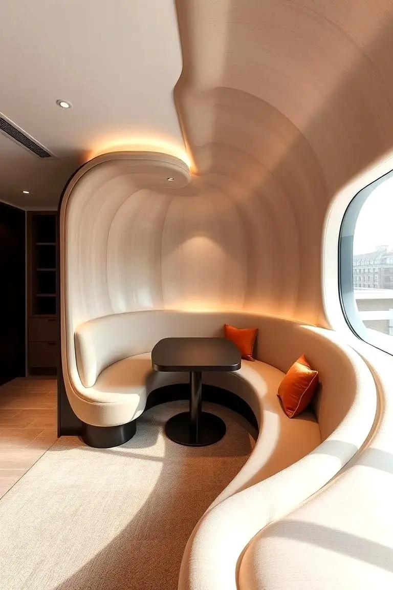 Curved Banquette Design