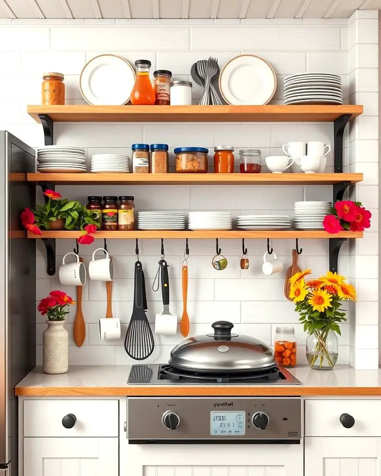 Open Shelving for Easy Access