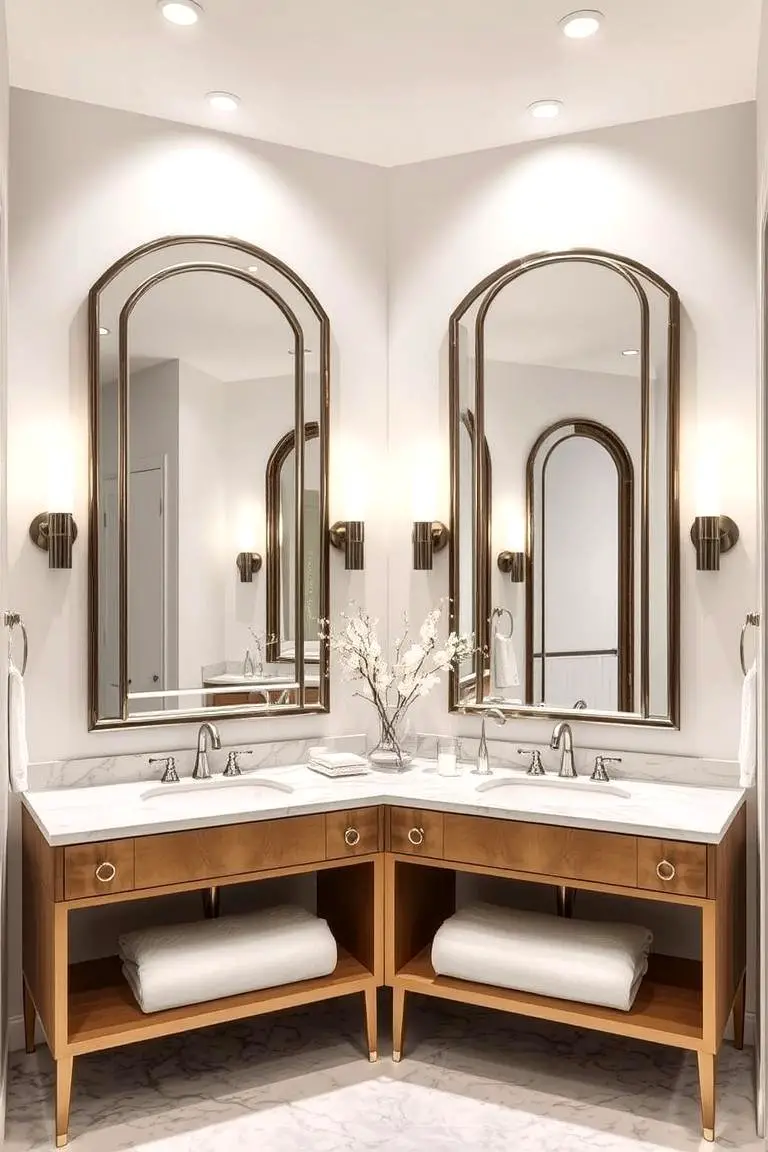 Statement Mirror Bathroom