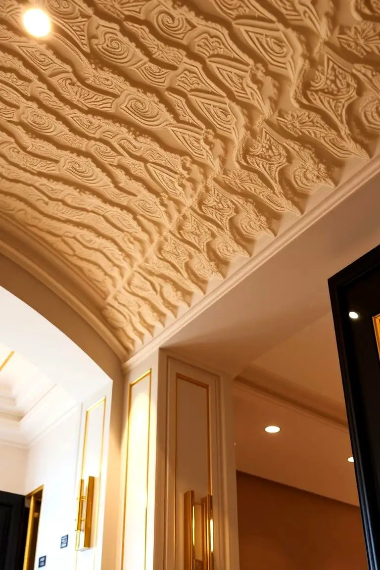 Textured Layered Crown Molding