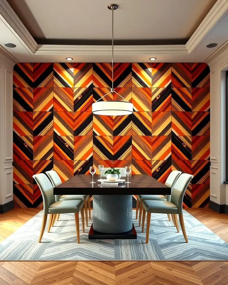 Chevron Pattern Panels