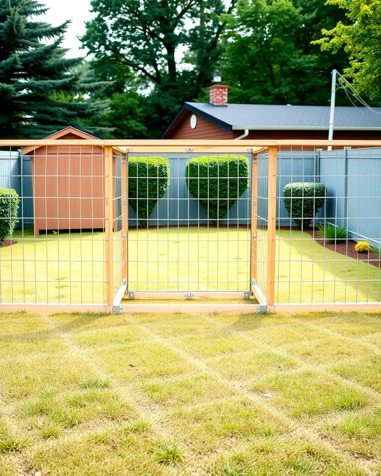 Hog Wire Dog Fence for Versatility