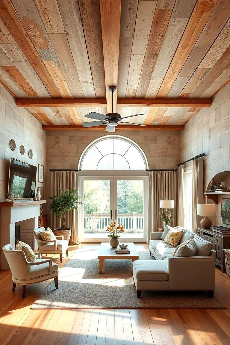 Painted Rustic Ceilings