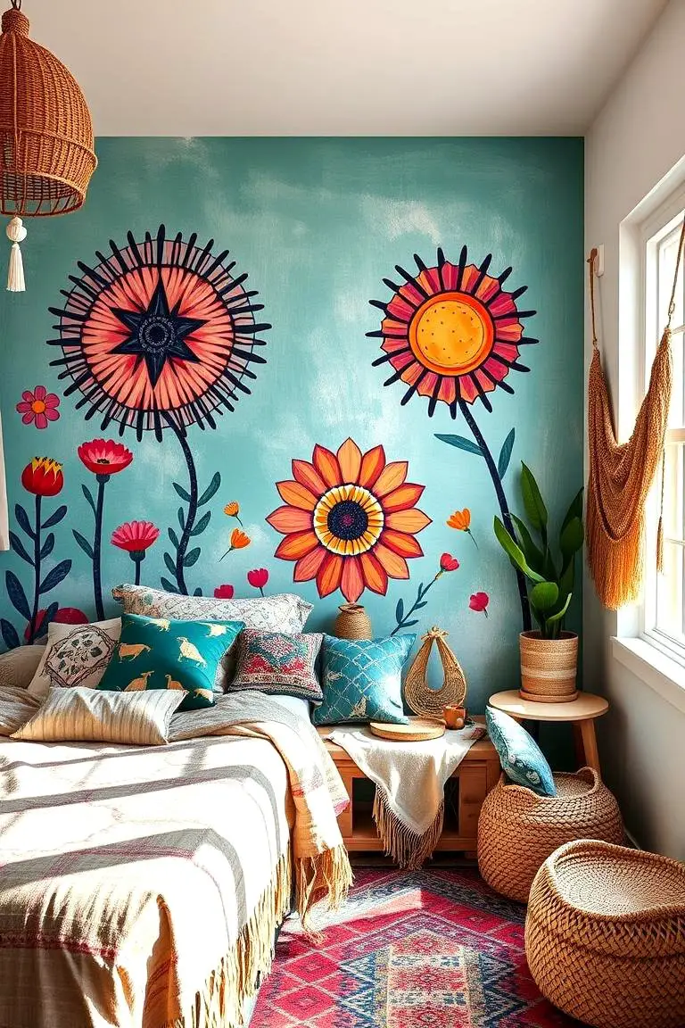 Artistic DIY Wall Murals