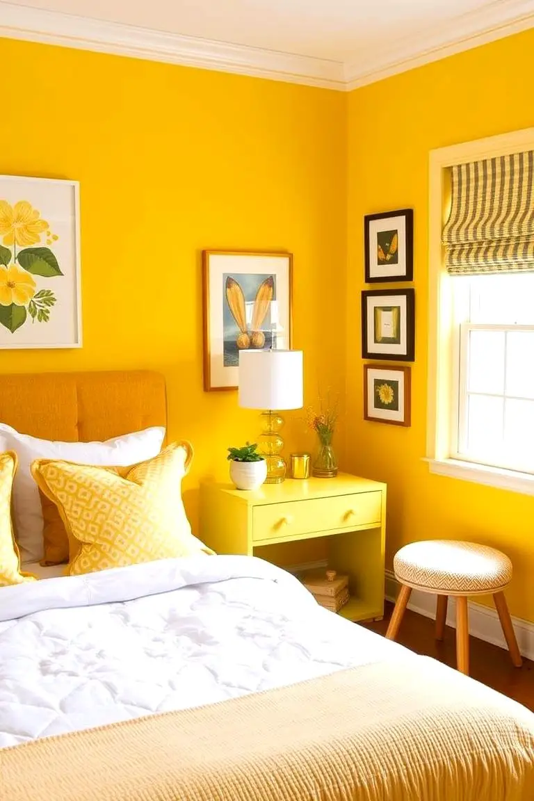 Energetic Yellow Corners