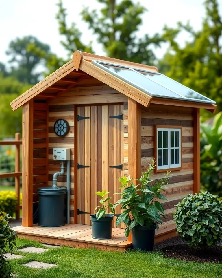 Eco-Friendly Shed