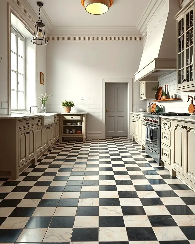 Timeless Patterns with Checkerboard Floors
