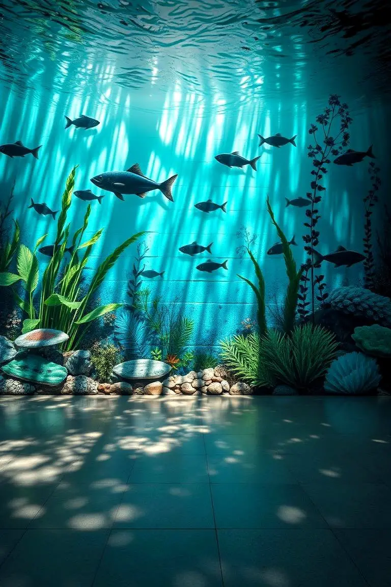 Underwater Garden Mural