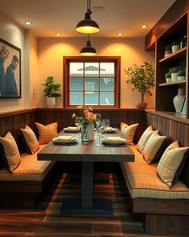 Banquette Seating for Cozy Dining