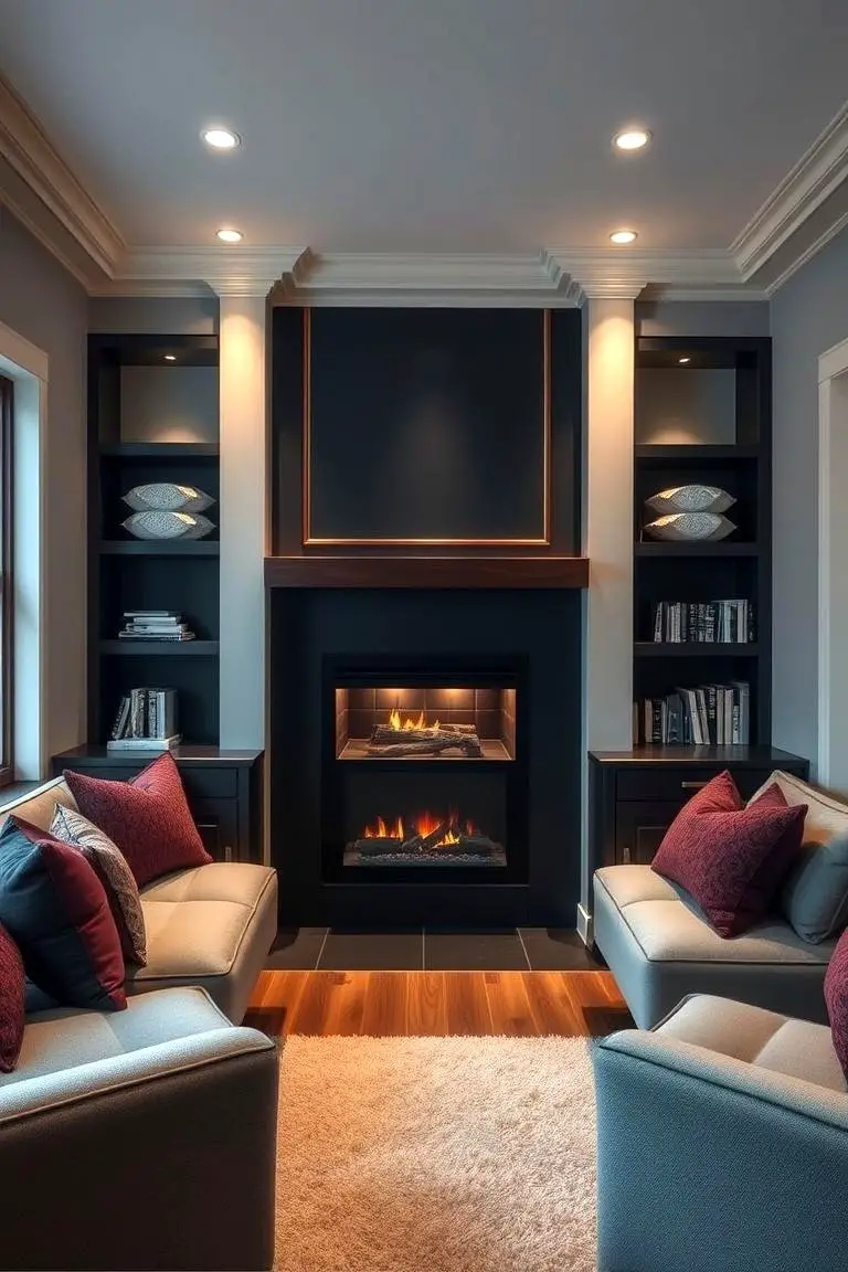 Inviting Fireplace Nook