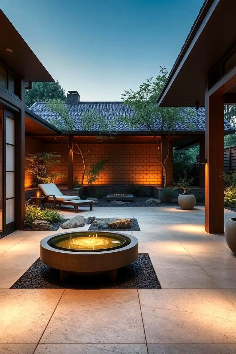 Elegant Japanese Patio