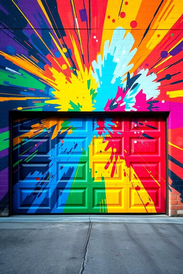 Abstract Color Burst