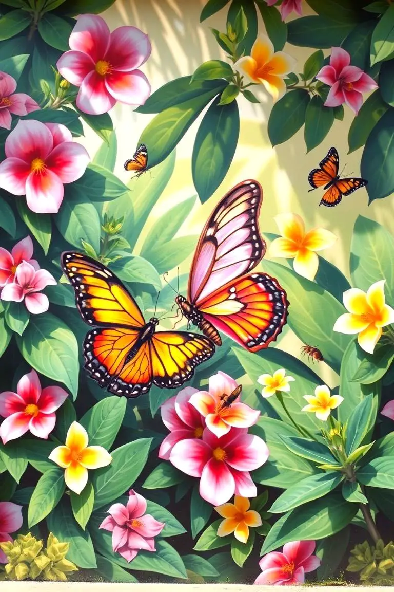 Butterfly Bliss Mural