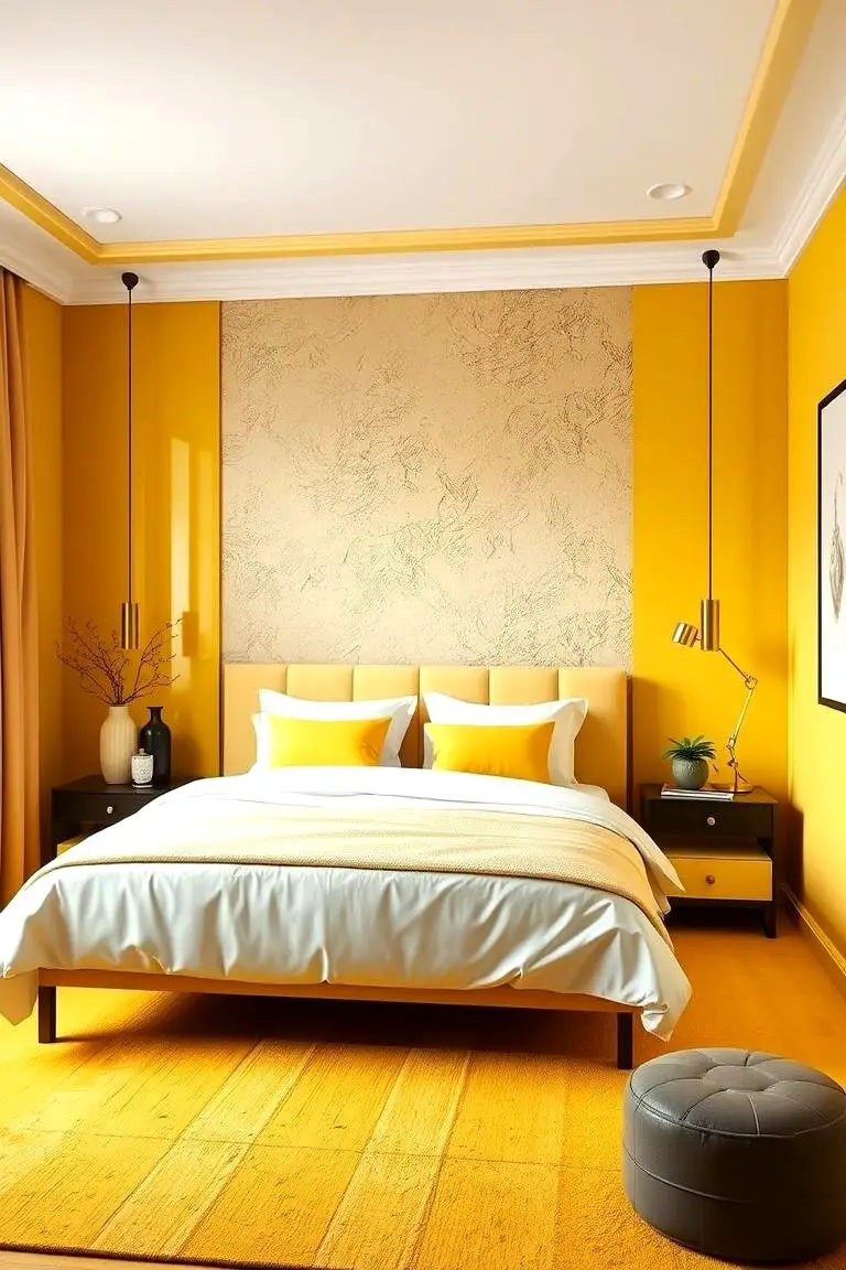 Textured Yellow Backdrops