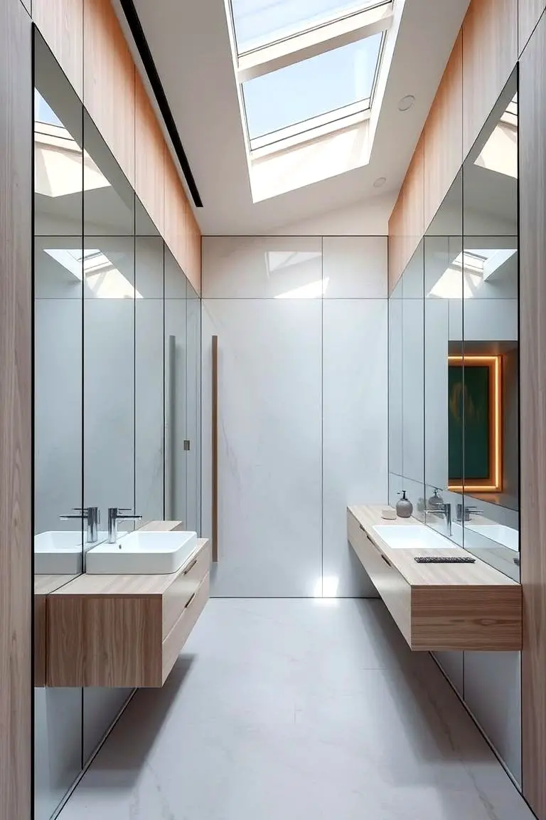 Wall-to-Wall Expansive Mirror