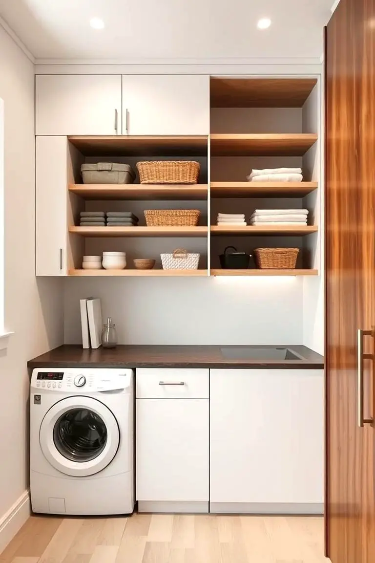 Retractable Laundry Shelf Solutions