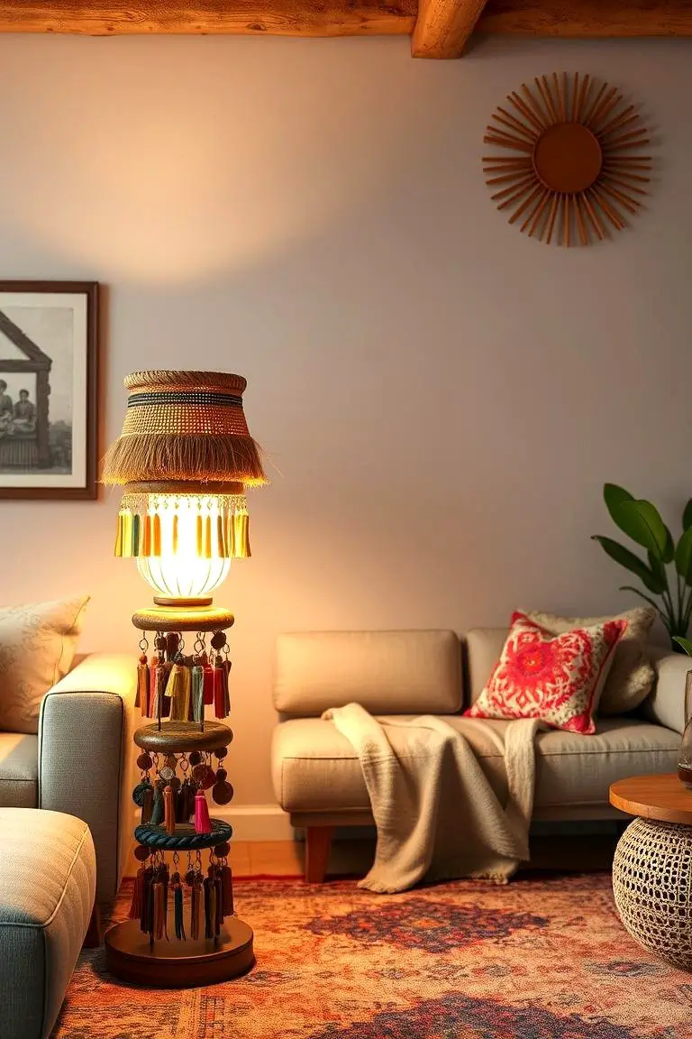 Bohemian Style Floor Lamp