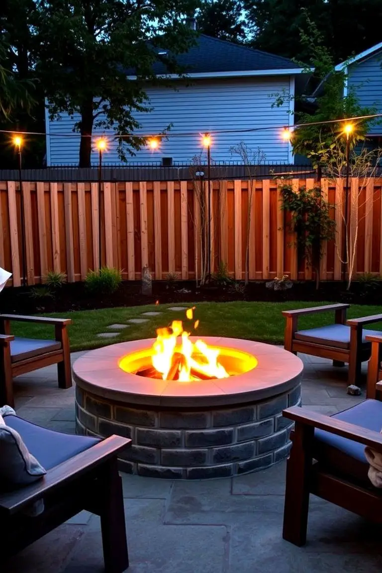 Cinder Block Fire Pit