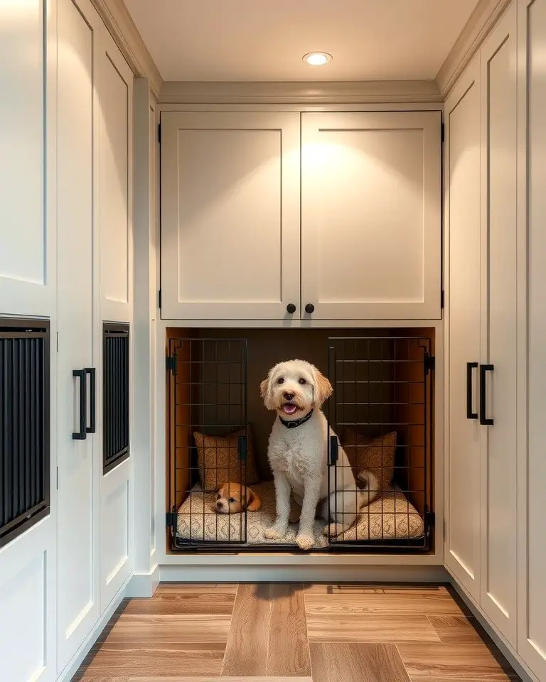 Built-In Dog Crate